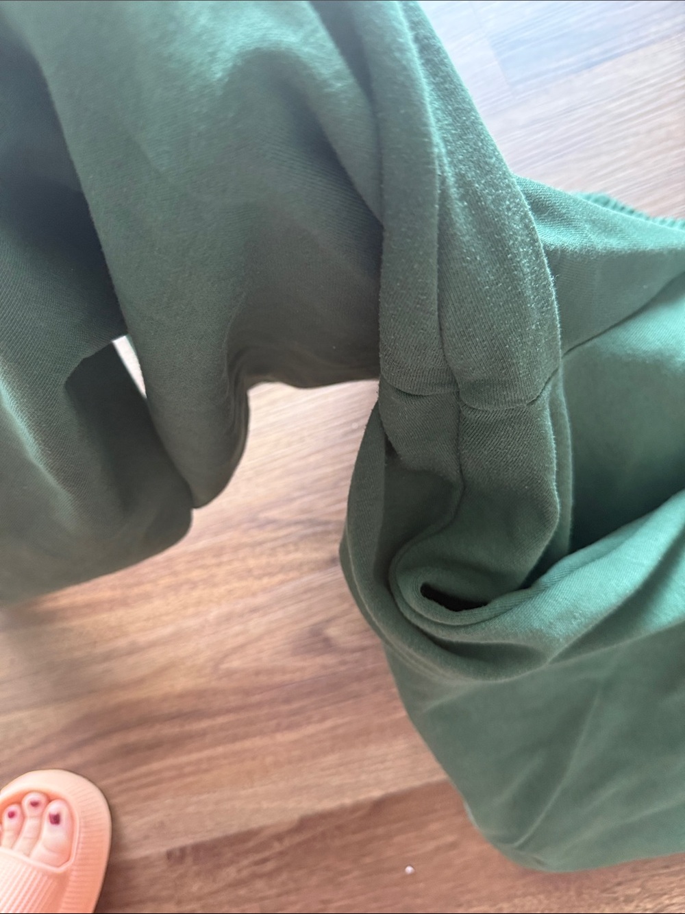 Gymshark Training Oversized Fleece Sweatpants -Athletic Green - Picture 5 of 5